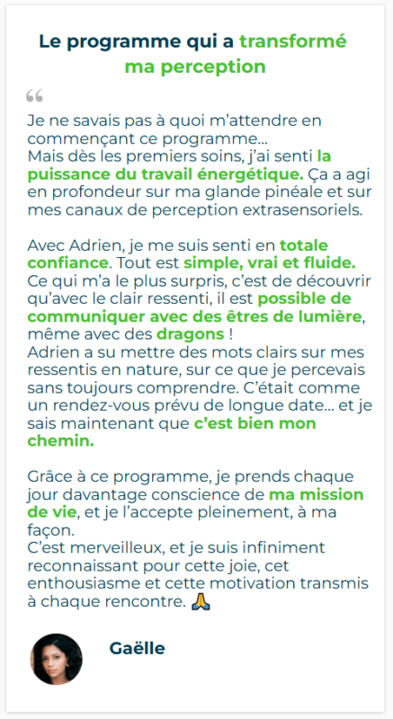 Adrien Thuin – Guérisseur – Soin spirituel