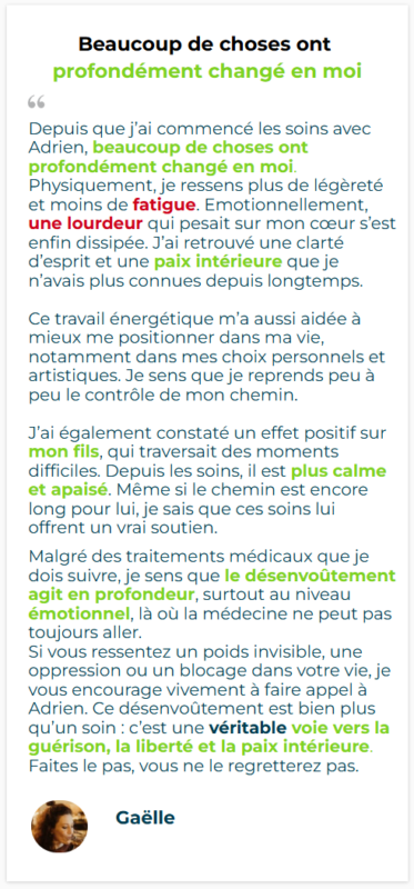 Adrien Thuin – Guérisseur – Soin spirituel