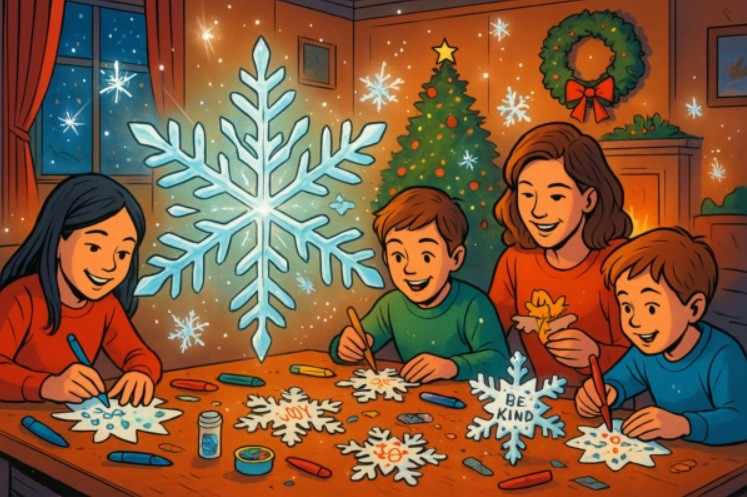 Le-Flocon-de-Noël,-Symbole-de-Pureté-et-de-Renouveau